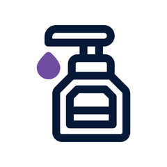 Fototapeta premium shampoo icon. vector dual tone icon for your website, mobile, presentation, and logo design.