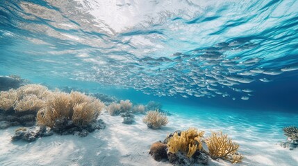 Underwater Paradise: Fish and Coral in the Caribbean