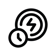 energy icon. vector line icon for your website, mobile, presentation, and logo design.