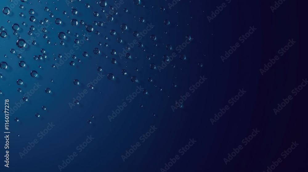 Poster raindrops cling to a smooth glass surface, adding depth and texture to the colorful, blurred backdro