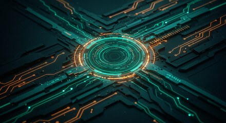 Fototapeta premium abstract structure computer technology business background