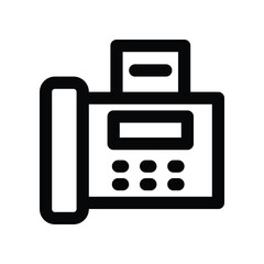fax icon. vector line icon for your website, mobile, presentation, and logo design.