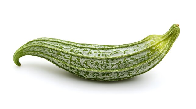 Falling Pointed Gourd isolated on a white background
