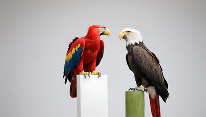 red and yellow macaw