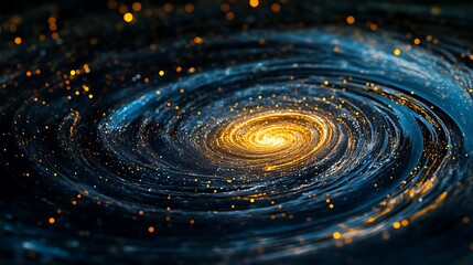 Exploring cosmic wonders spiral galaxy space digital art night awe