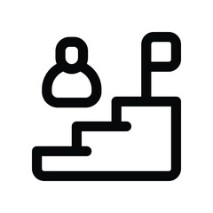 effort icon. vector line icon for your website, mobile, presentation, and logo design.