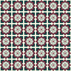 seamless floral background abstract pattern with geometric flowers block print graphic design for fabric pattern prints wallpaper backdrop wrapping paper