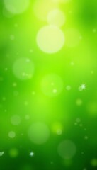 Obraz premium Abstract green gradient background with bokeh light effect.Freshness, lightness, and vitality. Nature-inspired abstract design.Background design, event promotion, eco-friendly theme, spring, banner, s