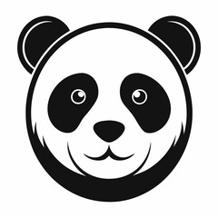 panda face vector