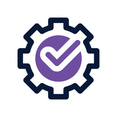 Obraz premium setting icon. vector dual tone icon for your website, mobile, presentation, and logo design.