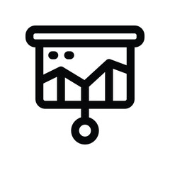 statistic icon. vector line icon for your website, mobile, presentation, and logo design.