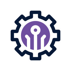 technology icon. vector dual tone icon for your website, mobile, presentation, and logo design.