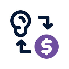 idea icon. vector dual tone icon for your website, mobile, presentation, and logo design.