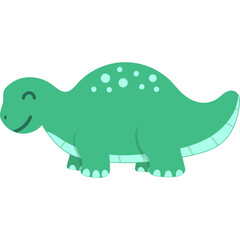 Cute Dinosaurus Illustration