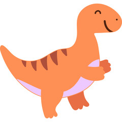 Cute Dinosaurus Illustration