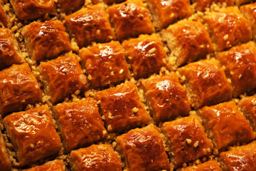 baklava dessert sweet snack food in Turkey