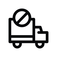 overload icon. vector line icon for your website, mobile, presentation, and logo design.
