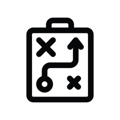 strategy icon. vector line icon for your website, mobile, presentation, and logo design.
