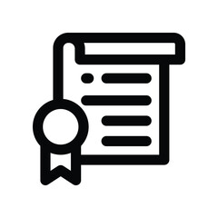 declaration icon. vector line icon for your website, mobile, presentation, and logo design.