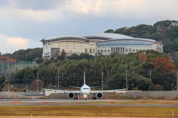 空の旅立ち、福岡から