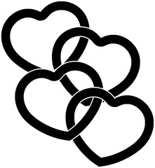 heart illustration love silhouette friendship logo romantic icon valentine outline sticky note day romance sign hand happy care emotion shape adults vector graphic background