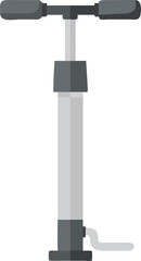 bicycle pump icon gray pump with a black handle