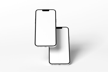 Smartphone Mockup Template for Design and Branding Display