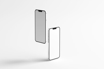 Smartphone Mockup Template for App and UI Presentation