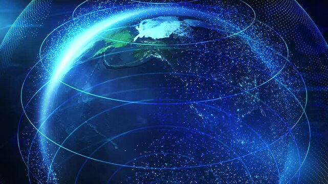 Earth's virtual sphere, digital globalization and technology development