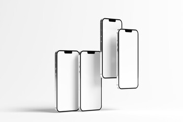 Smartphone Mockup Template for App and UI Design Presentation