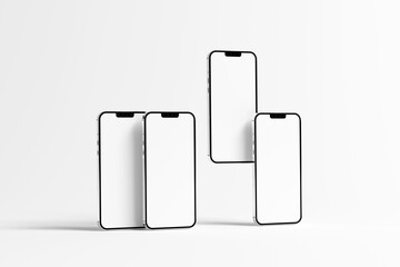 Smartphone Mockup Template for App and UI Design Presentations