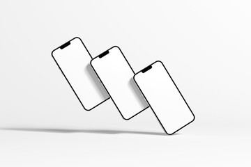 Smartphone Mockup Template for App and UI Design Presentations