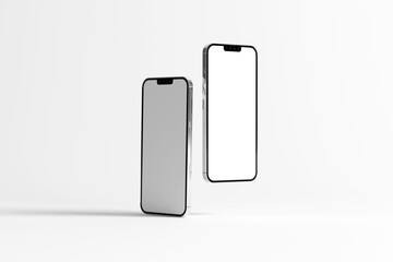 Smartphone Mockup Template for App and UI Design