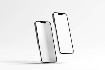 Smartphone Mockup with Minimal Design for Presentation and Branding