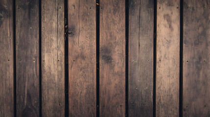 Vintage Wooden Vertical Planks with Rich Texture and Natural Earthy Appeal : Generative AI