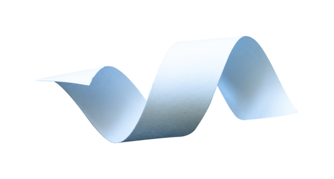 white curl ribbon on white
