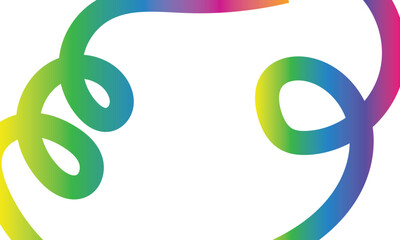 Fototapeta premium Abstract Background with Color Lines Pattern. Colorful Rainbow Abstract Gradient Shape. Vector illustration. EPS 10/AI