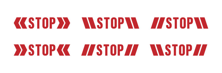 Fototapeta premium stop. An inscription for an information plate, an icon, an icon for websites, applications and social networks, messengers and creative design