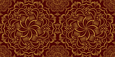 Seamless abstract pattern of gradient shapes. Colorful unusual background creates three-dimensional shapes. A template for interior design and creative ideas