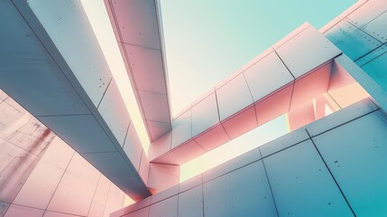 Fototapeta premium Harmony in Color. Vibrant Geometry concept