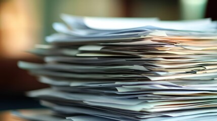 Franchising Documentation Challenges with Piles of Paperwork and Paper Stacks on a Desk