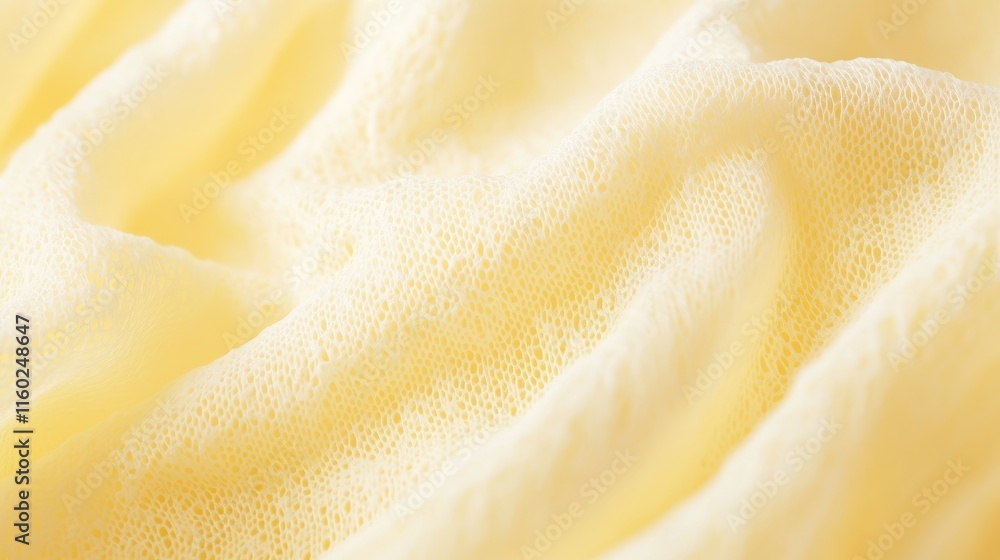 Aufkleber soft pale yellow fabric texture background with gentle lighting and gradient for design and creative