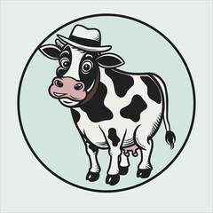cattle vector for logo, template, tshirt, banner etc