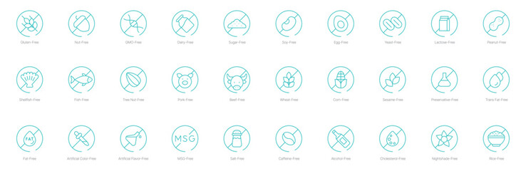 Gluten-Free, Nut-Free, GMO-Free, Dairy-Free, Sugar-Free, Soy-Free, Egg-Free, Yeast-Free, Lactose-Free, Peanut-Free, Shellfish-Free, Fish-Free, Tree Nut-Free, Pork-Free, Beef-Free, Wheat-Free 