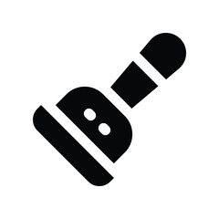 plunger icon. vector glyph icon for your website, mobile, presentation, and logo design.