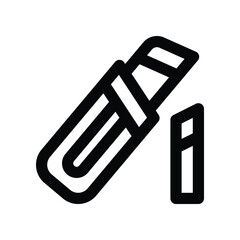 cutter icon. vector line icon for your website, mobile, presentation, and logo design.