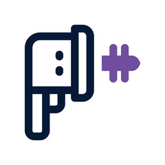 drill machine icon. vector dual tone icon for your website, mobile, presentation, and logo design.