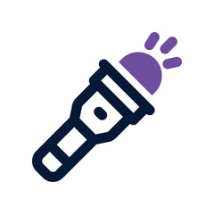 flashlight icon. vector dual tone icon for your website, mobile, presentation, and logo design.