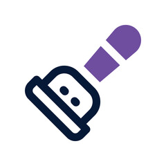 plunger icon. vector dual tone icon for your website, mobile, presentation, and logo design.