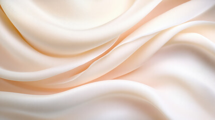 Fototapeta premium Elegant Cream Fabric Texture Background